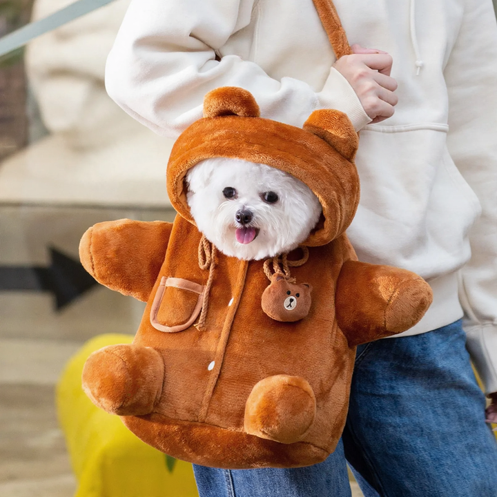 Cartoon Fabric Pet Shoulder Bag Carrier