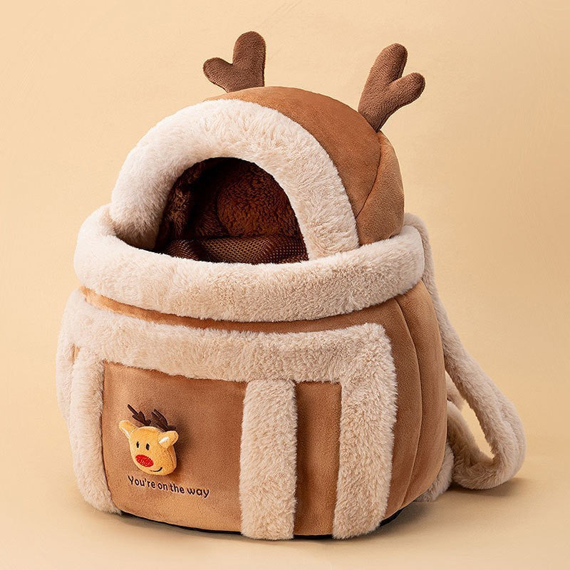Cartoon Fabric Pet Shoulder Bag Carrier