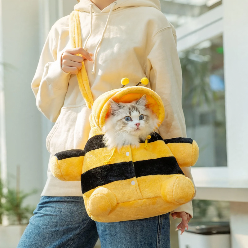 Cartoon Fabric Pet Shoulder Bag Carrier
