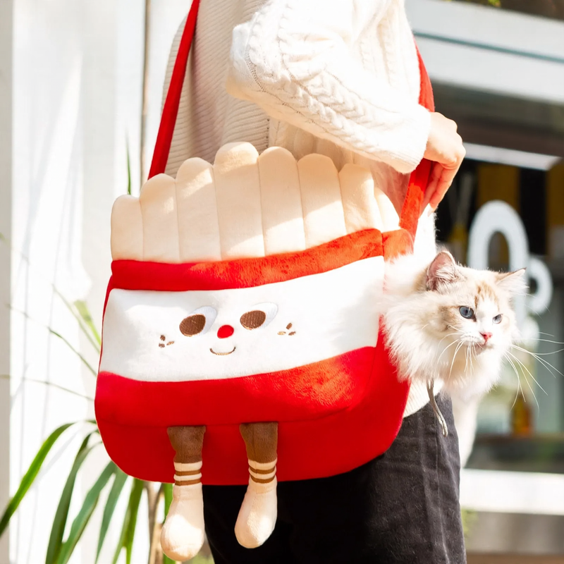 Cartoon Fabric Pet Shoulder Bag Carrier