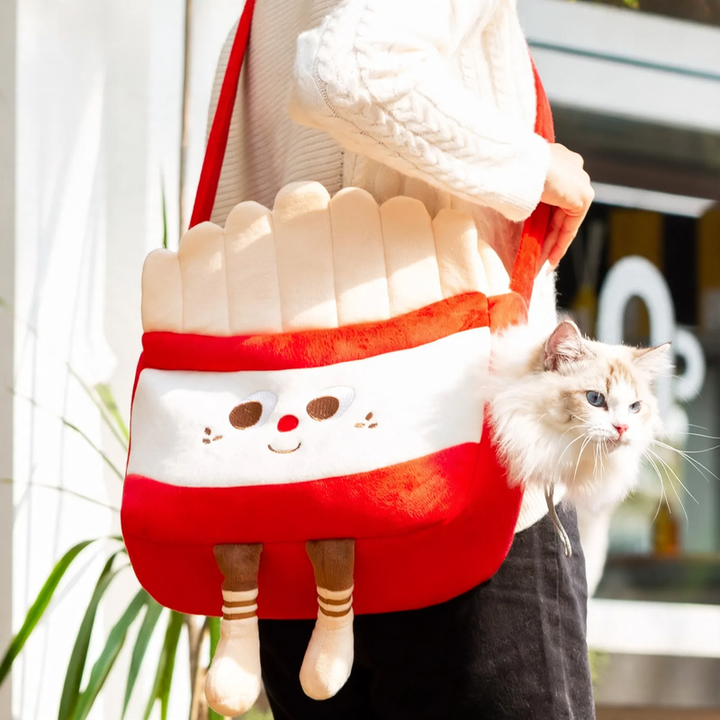 Cartoon Fabric Pet Shoulder Bag Carrier