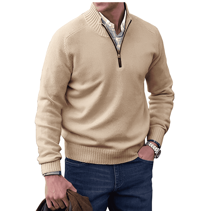 Cashmere Half-Zip Sweater
