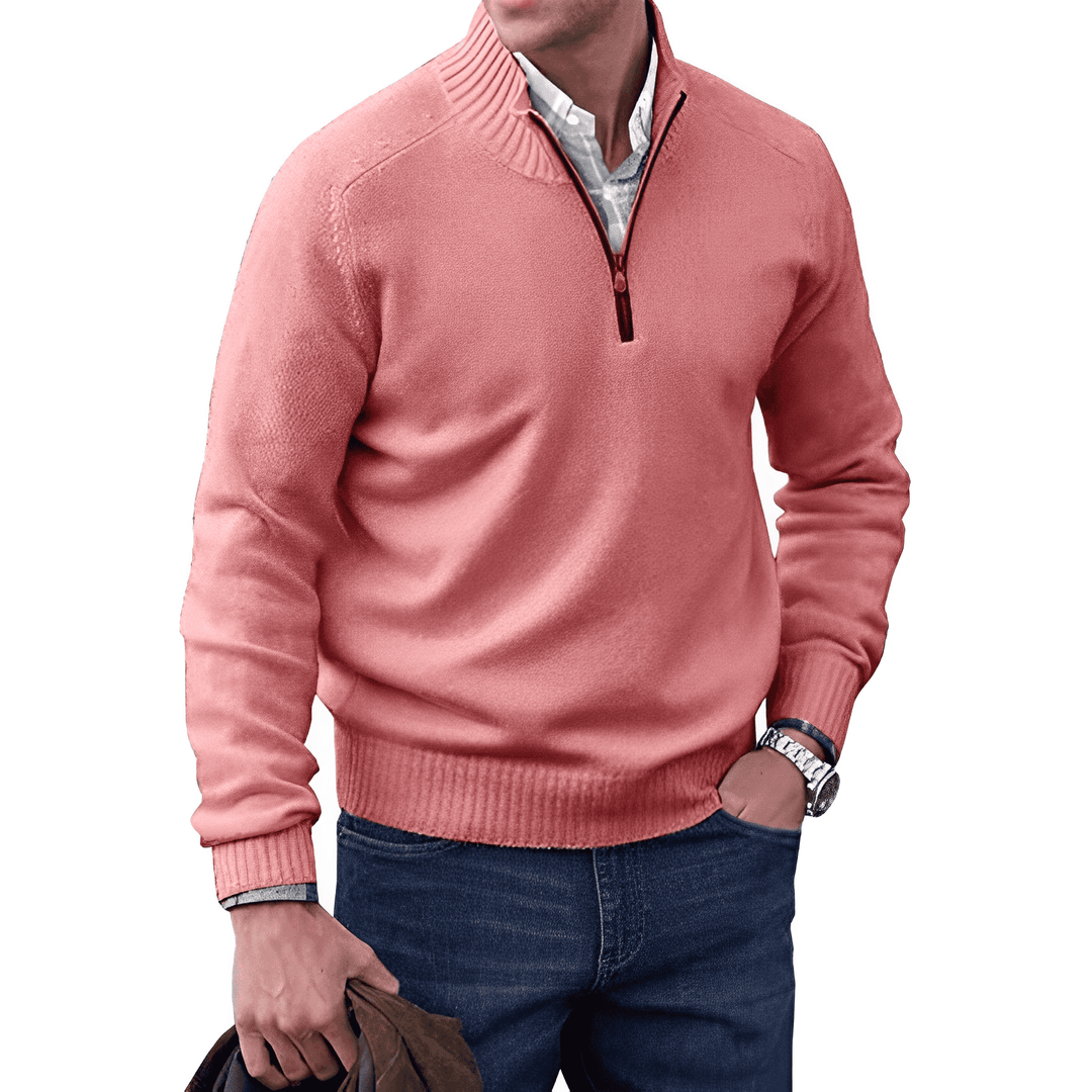 Cashmere Half-Zip Sweater