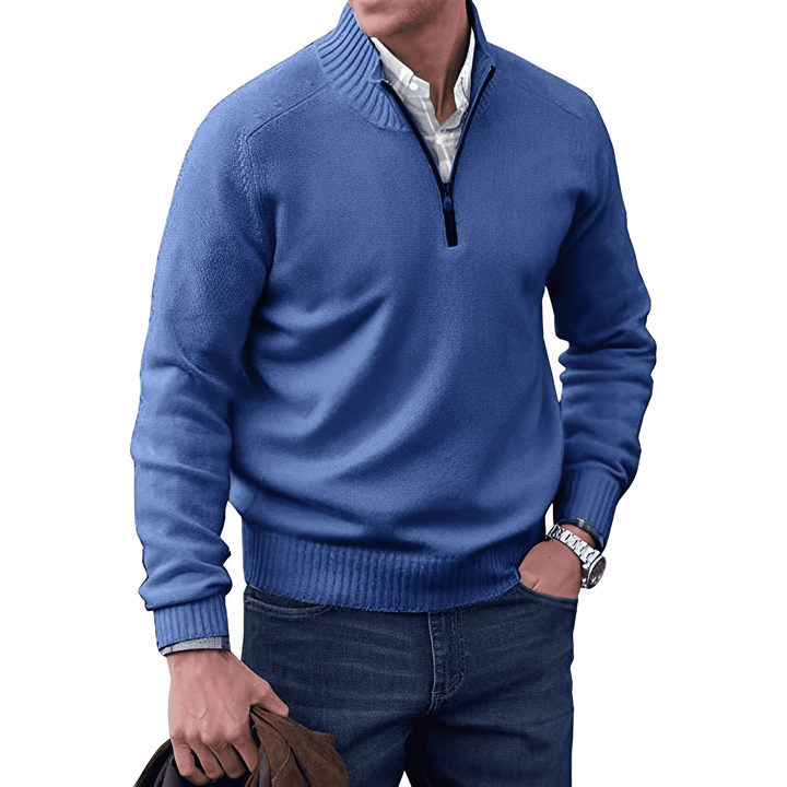 Cashmere Half-Zip Sweater