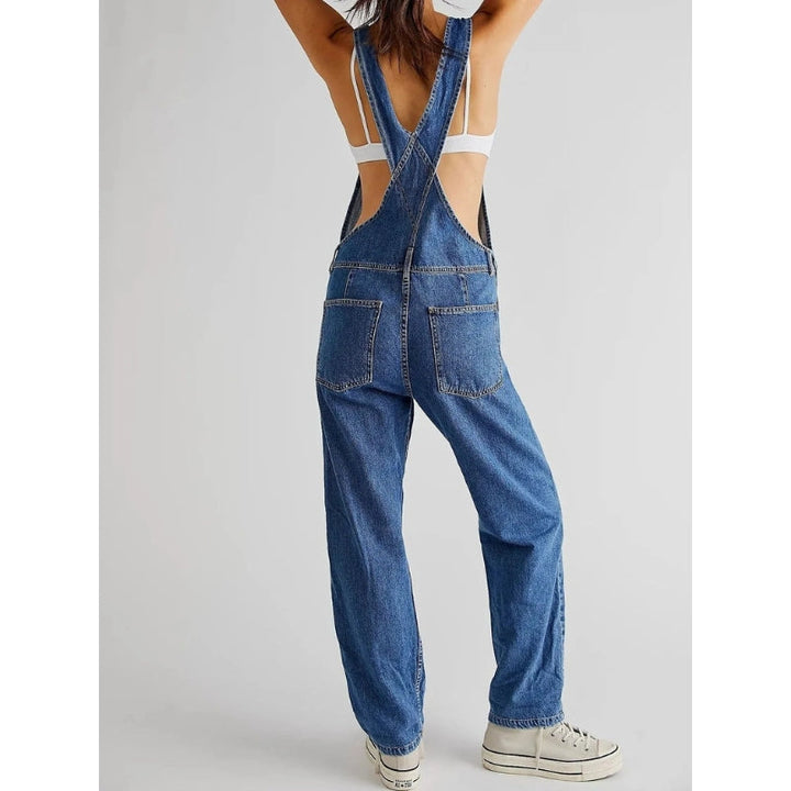 Casual Jumpsuit with Adjustable Straps