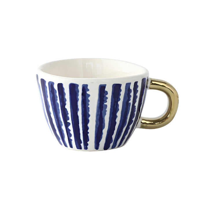 Ceramic Mug with Geometric Design – Stylish and Modern | Ideal for Coffee or Tea