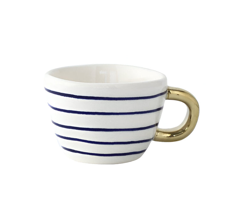 Ceramic Mug with Geometric Design – Stylish and Modern | Ideal for Coffee or Tea