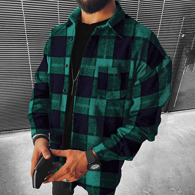 Checked Christmas Overshirt