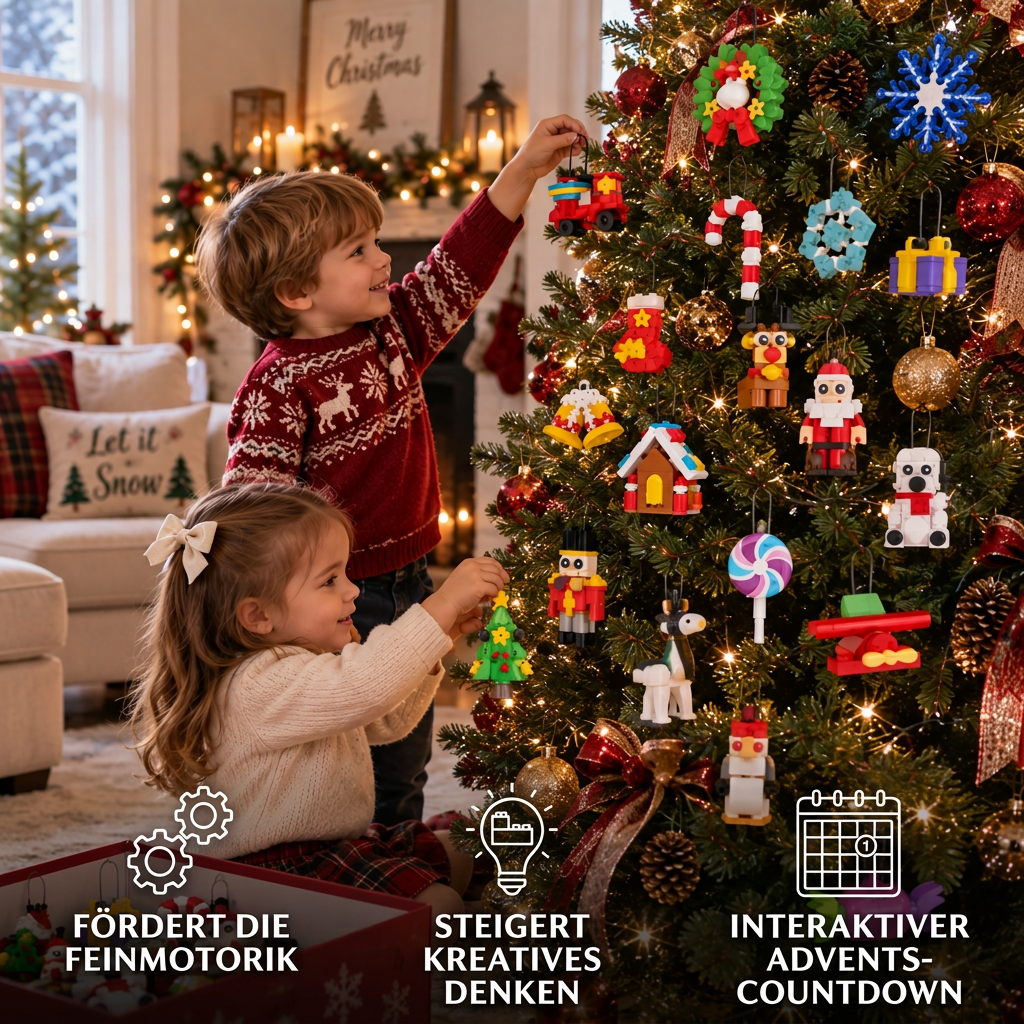 Christmas Decoration Building Blocks Advent Calendar 2026 – 24 Days of Christmas Surprises