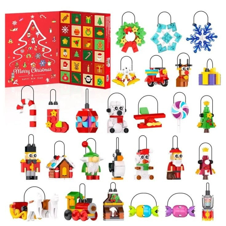 Christmas Decoration Building Blocks Advent Calendar 2026 – 24 Days of Christmas Surprises