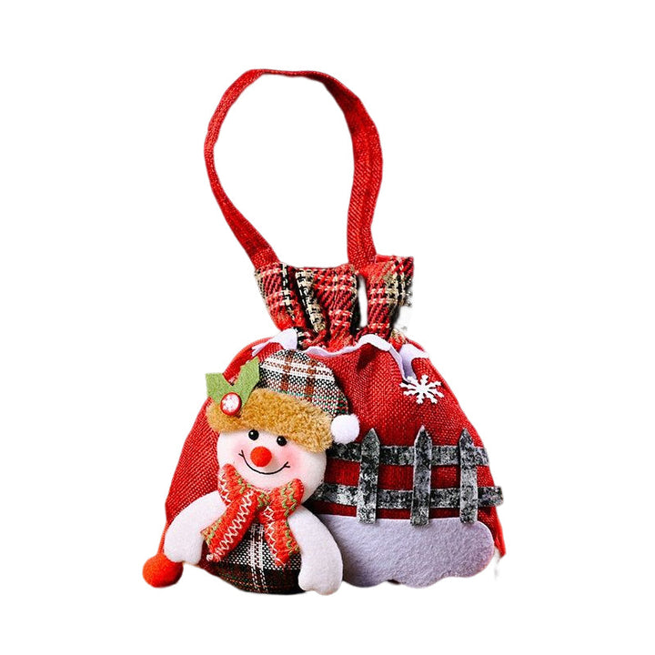 Christmas Gift Bag with Festive Doll