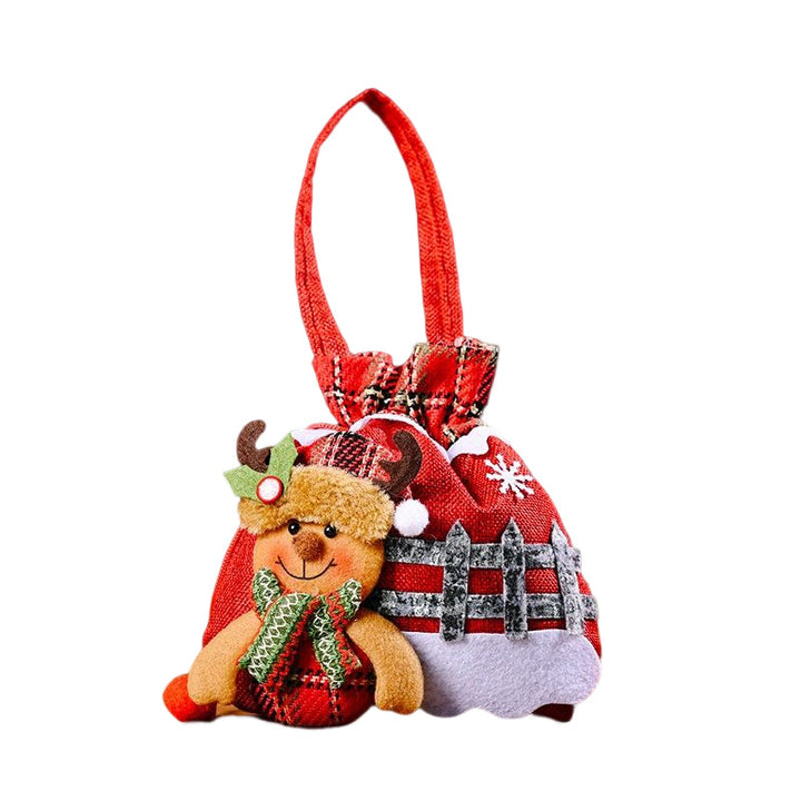 Christmas Gift Bag with Festive Doll