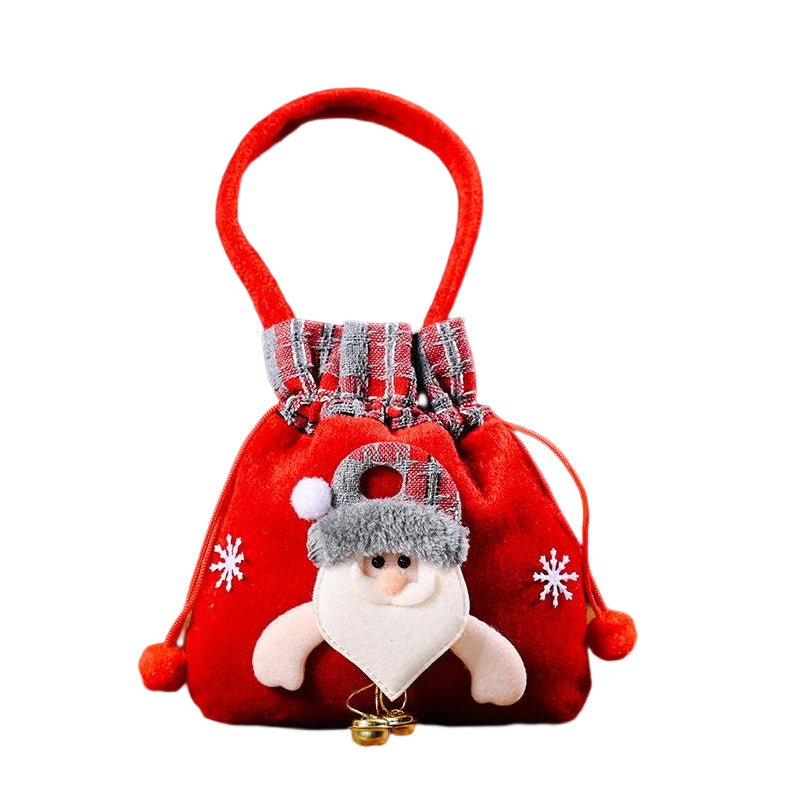 Christmas Gift Bag with Festive Doll