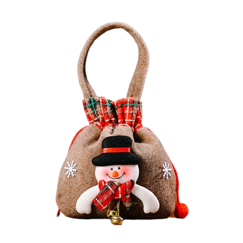 Christmas Gift Bag with Festive Doll