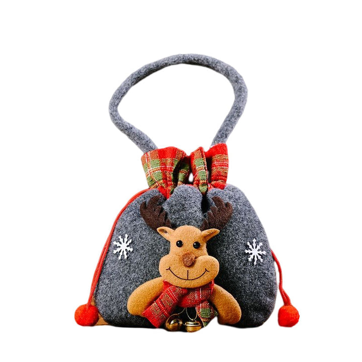 Christmas Gift Bag with Festive Doll
