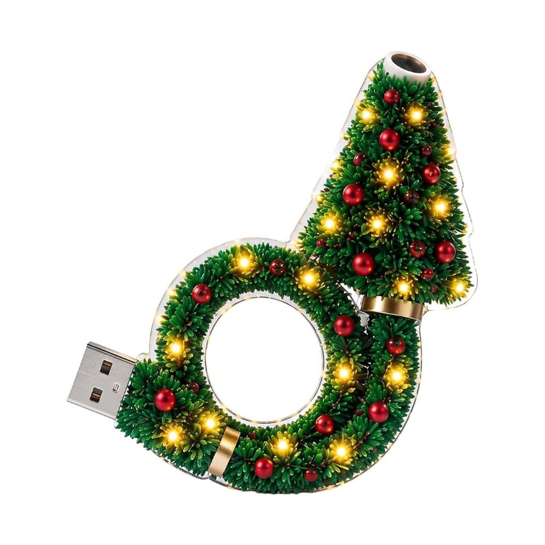 Christmas Projector - Christmas Tree-Shaped USB Projection Lamp