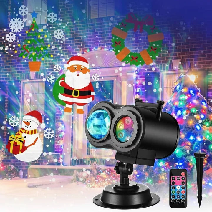Christmas Projector Light with Multicolor LED Display