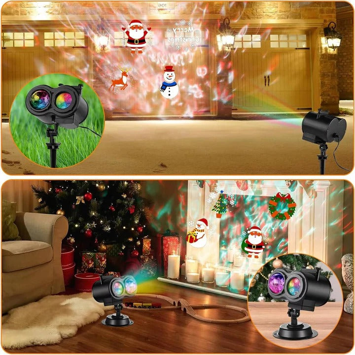 Christmas Projector Light with Multicolor LED Display