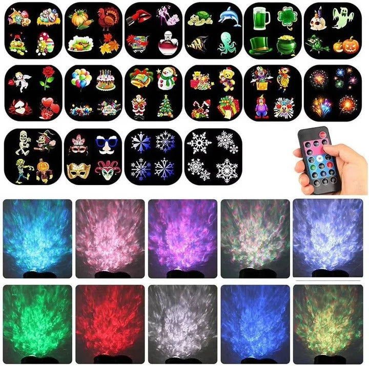 Christmas Projector Light with Multicolor LED Display