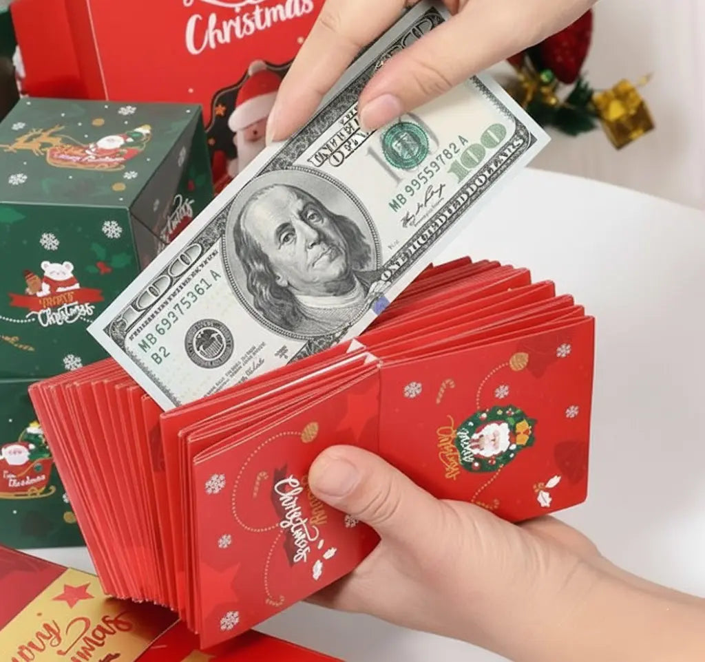 Christmas Surprise Money Box