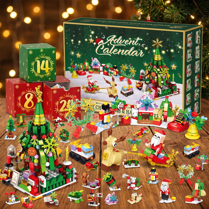 Christmas Tree and Santa&
