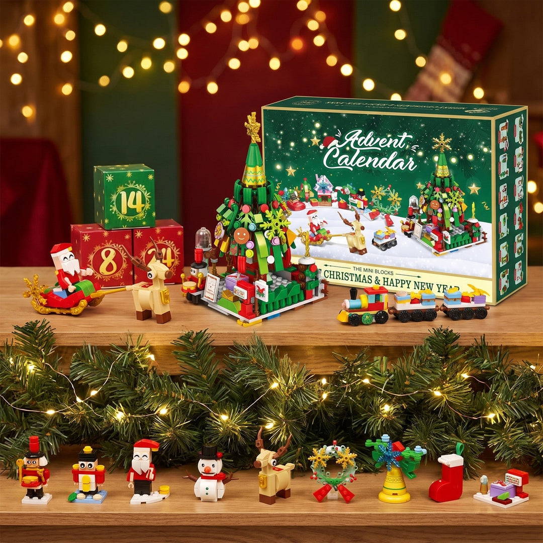 Christmas Tree and Santa&