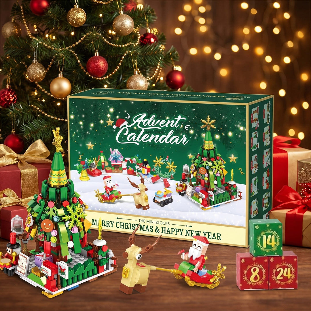 Christmas Tree and Santa&