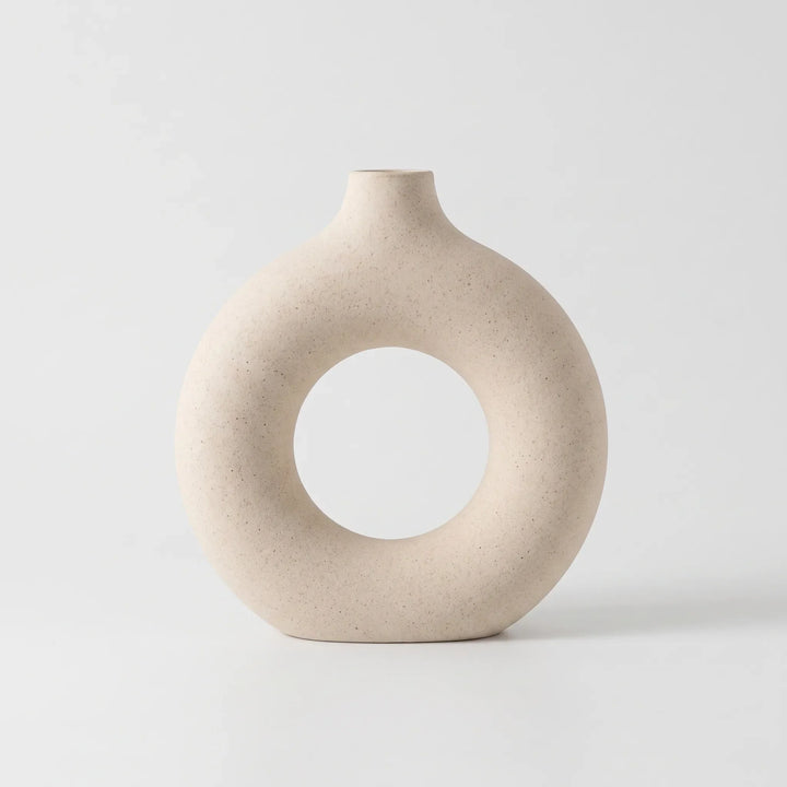 Circular Hollow Decorative Vase
