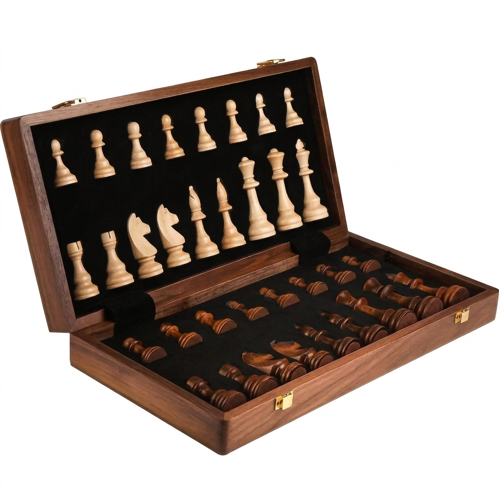 Classic Chess Set with Detailed Pieces