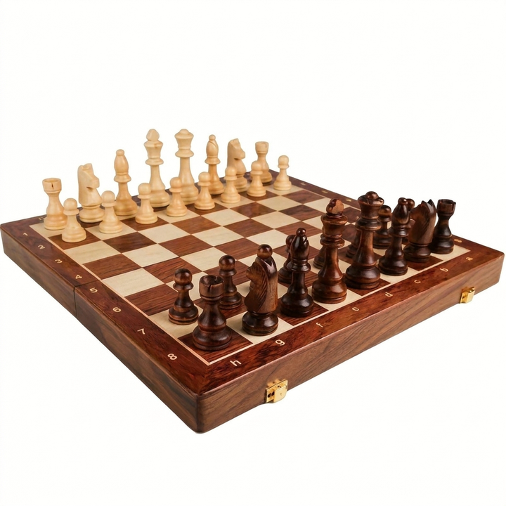 Classic Chess Set with Detailed Pieces