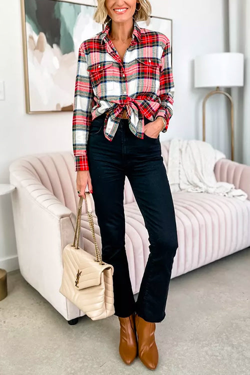 Classic Long-Sleeve Button-Down Shirt