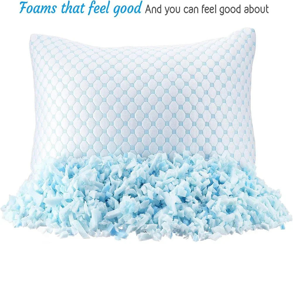 CLOUDREST – Adjustable Cooling Sleep Pillow for Individual Comfort