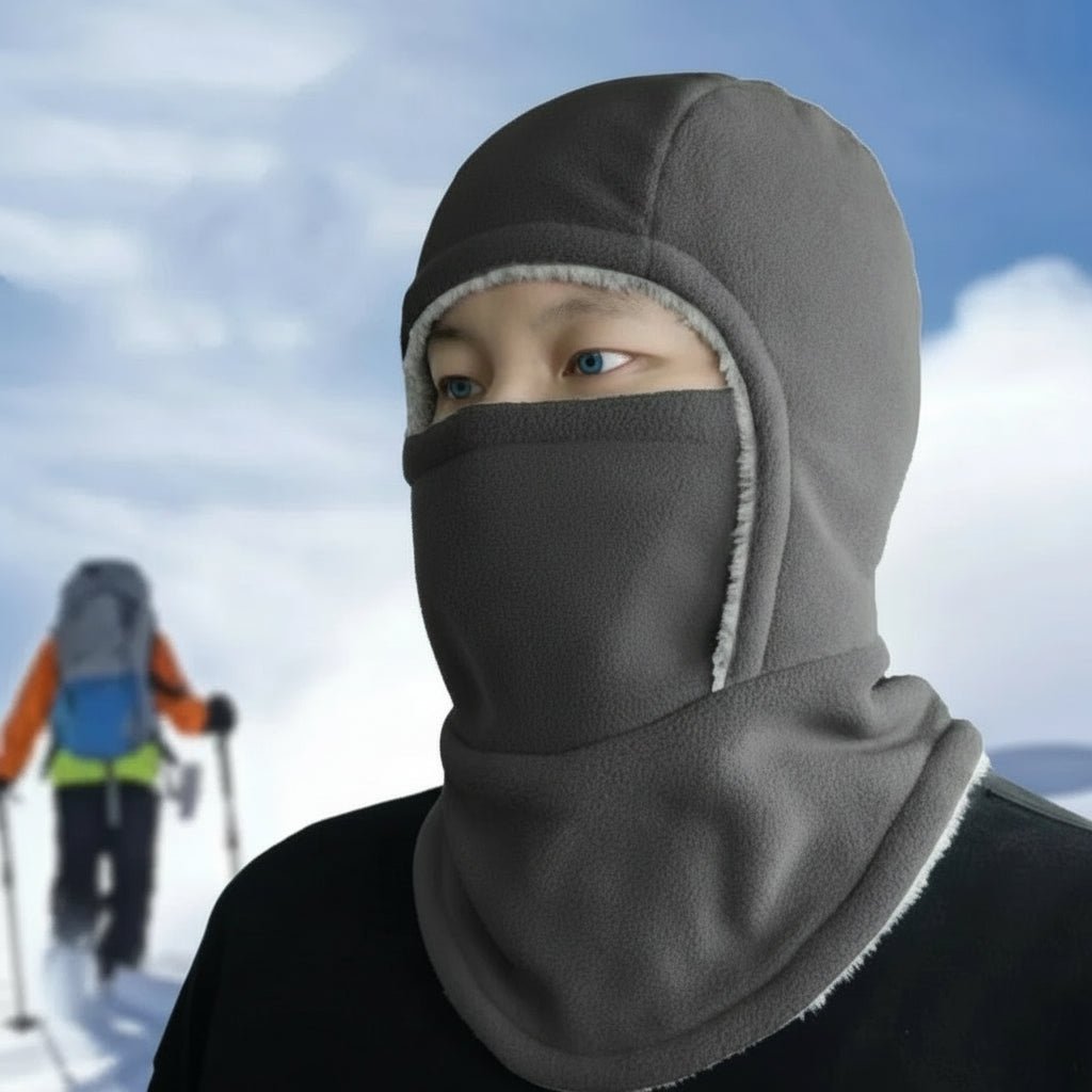 COLD HOOD – Thermal Fleece Balaclava for Cycling &amp; Outdoor Sports in Icy Weather