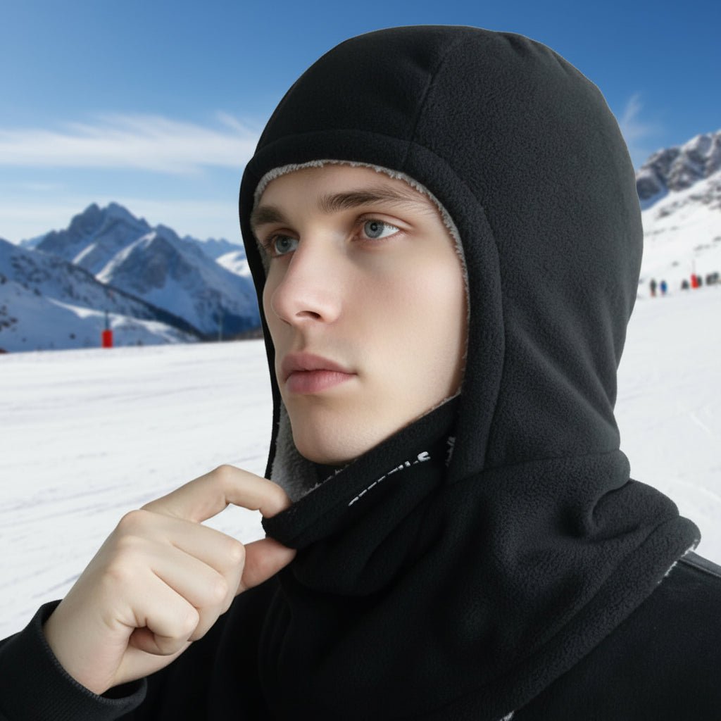COLD HOOD – Thermal Fleece Balaclava for Cycling &amp; Outdoor Sports in Icy Weather