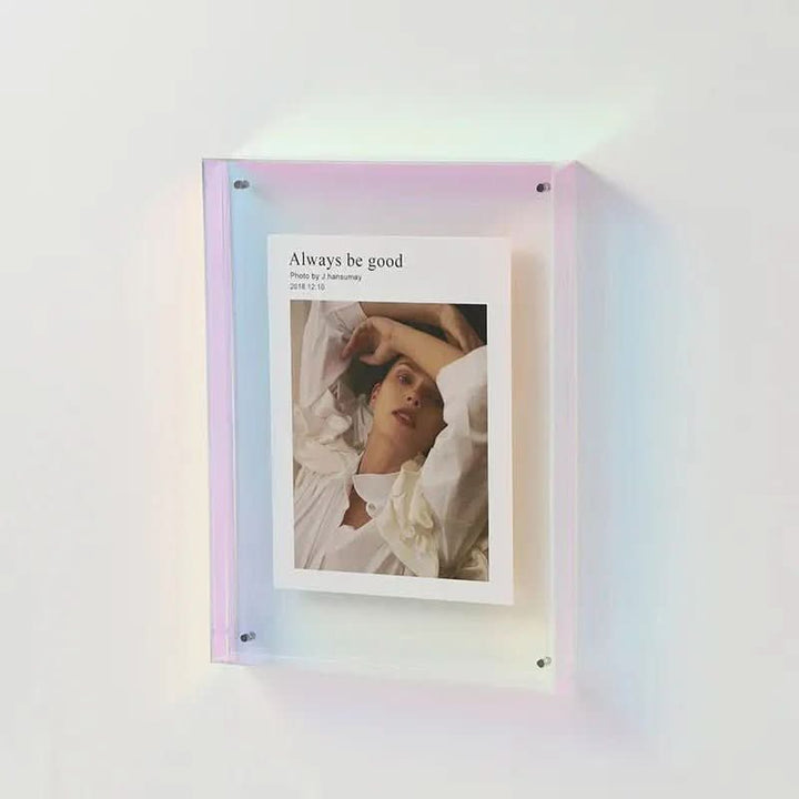 COLORFRAME - Colourful transparent acrylic photo list for vivid memories