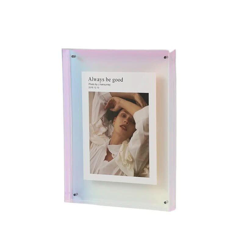 COLORFRAME - Colourful transparent acrylic photo list for vivid memories