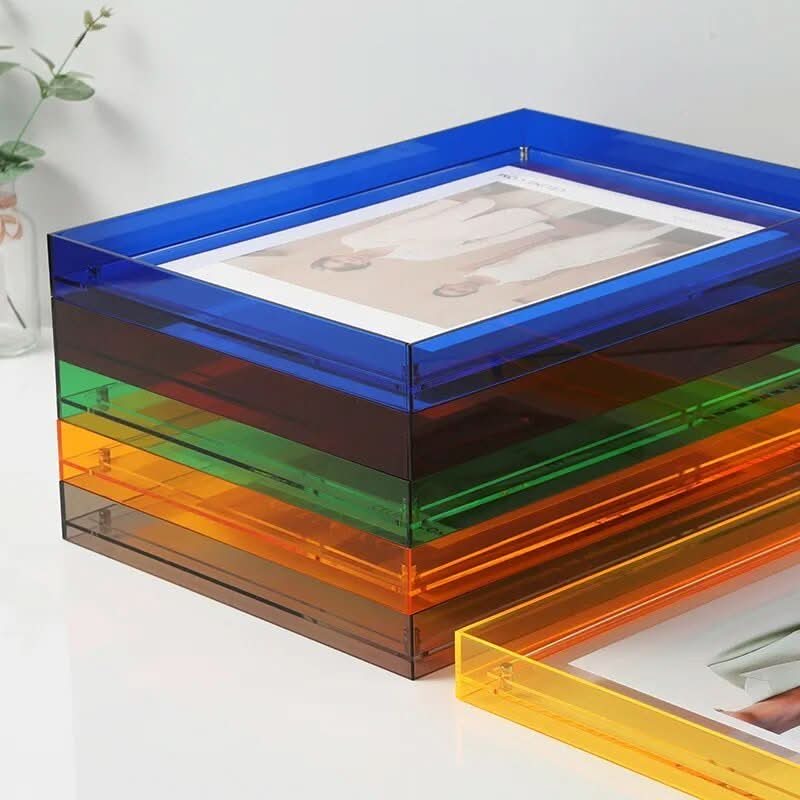 COLORFRAME - Colourful transparent acrylic photo list for vivid memories