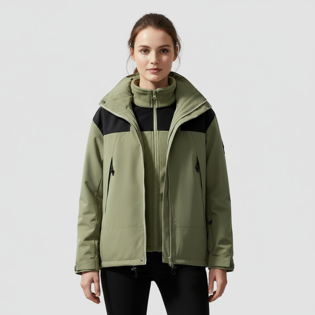 Comfortable 3-in-1 Fleece Winter Jacket