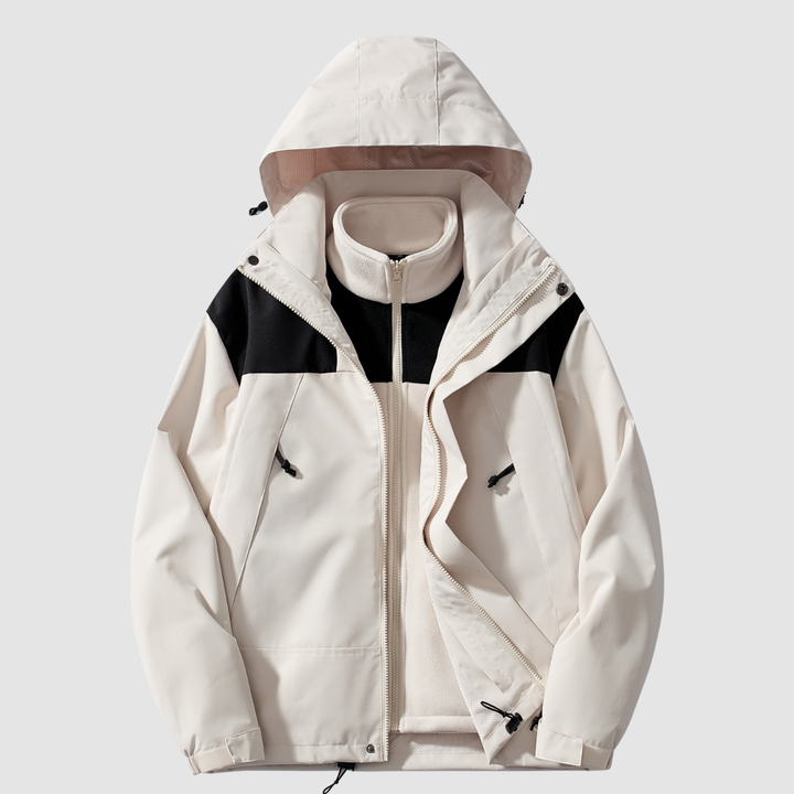 Comfortable 3-in-1 Fleece Winter Jacket