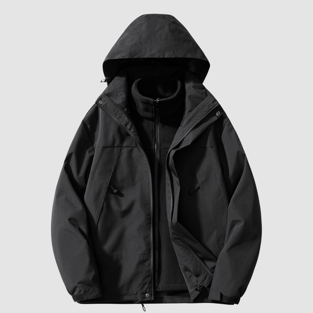 Comfortable 3-in-1 Fleece Winter Jacket