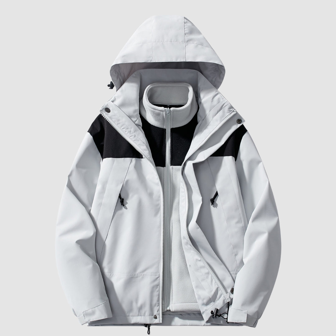 Comfortable 3-in-1 Fleece Winter Jacket