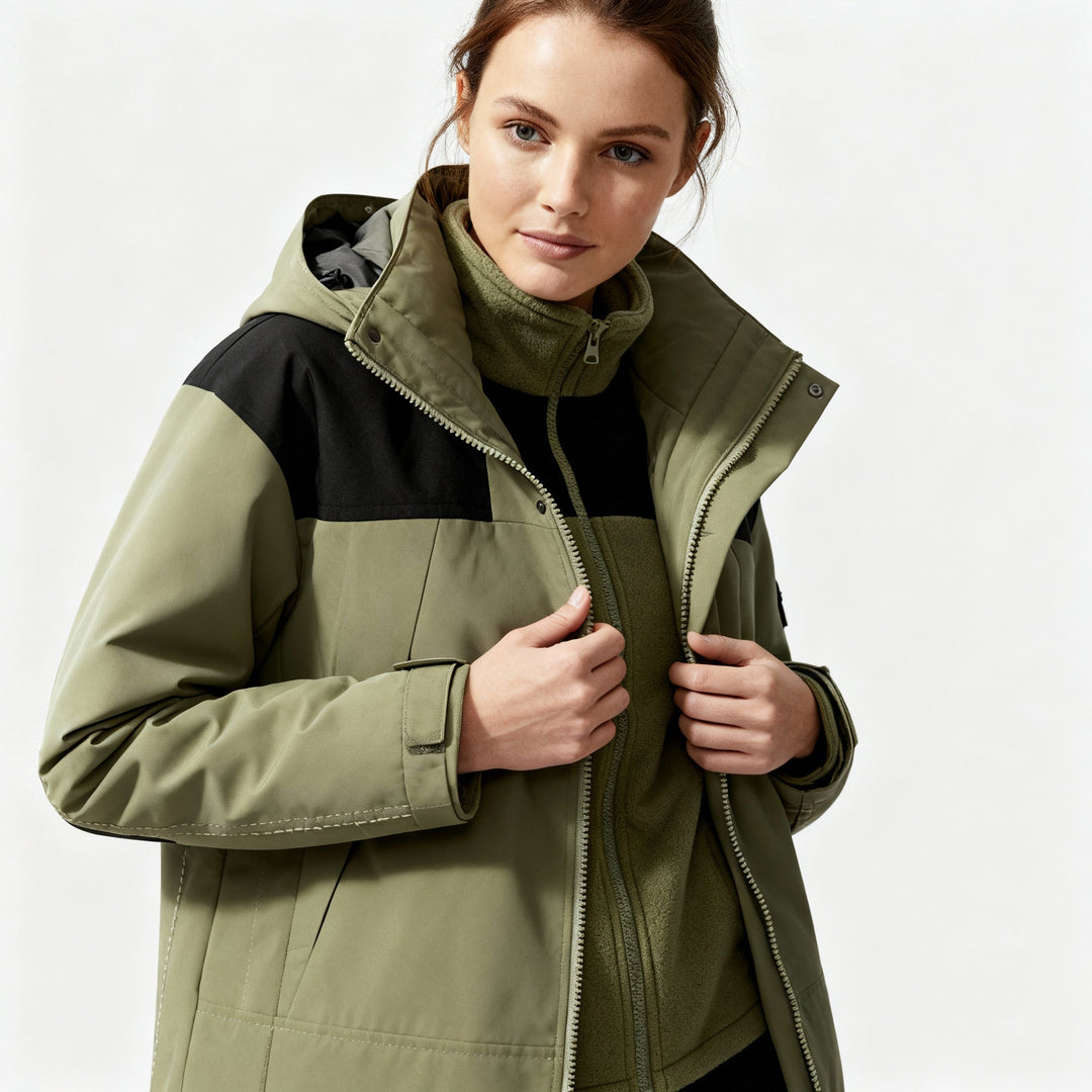 Comfortable 3-in-1 Fleece Winter Jacket