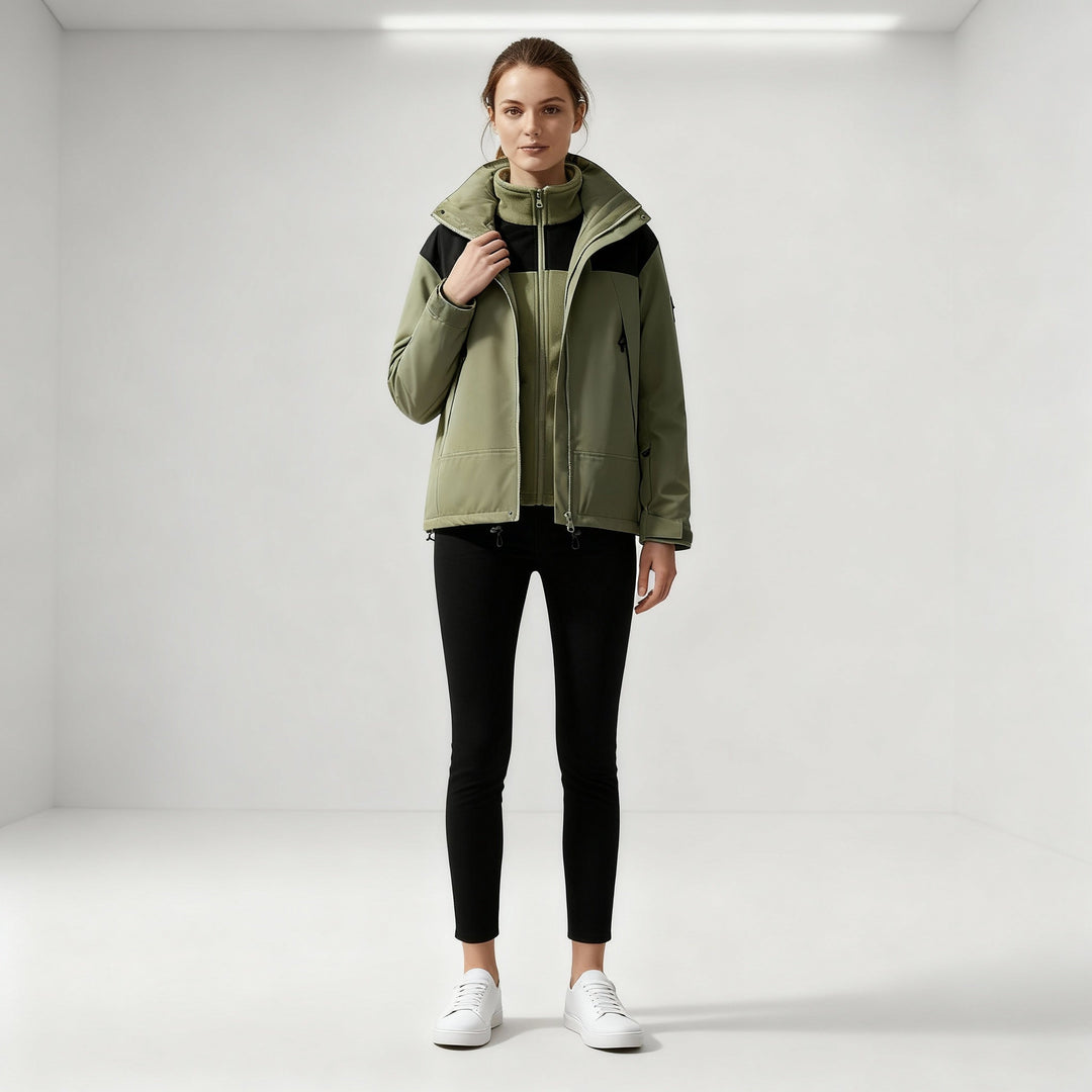 Comfortable 3-in-1 Fleece Winter Jacket