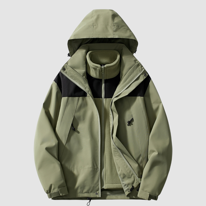 Comfortable 3-in-1 Fleece Winter Jacket