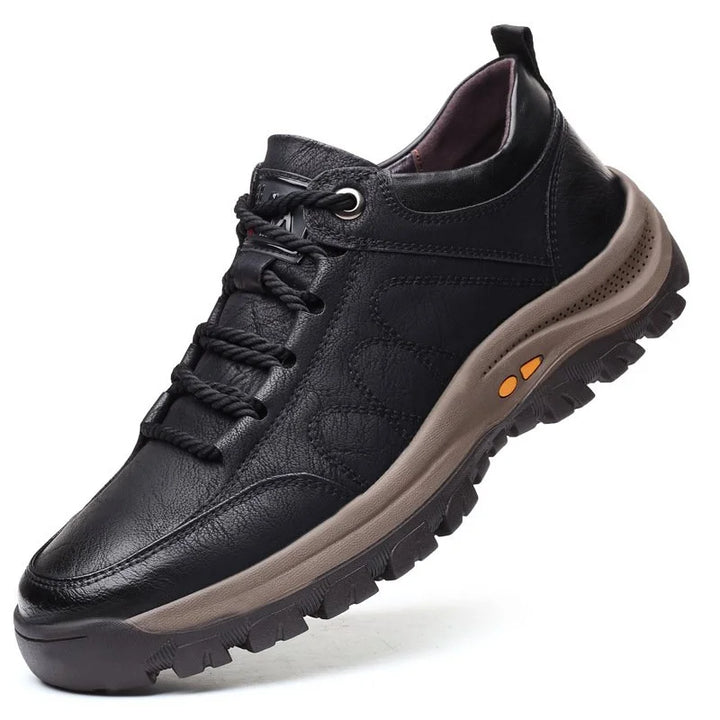 Comfortable and Waterproof Orthopedic Leather Shoes for Men