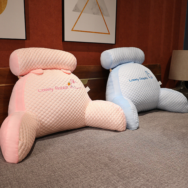 Comfortable Back Support Pillow with Removable Washable Cover
