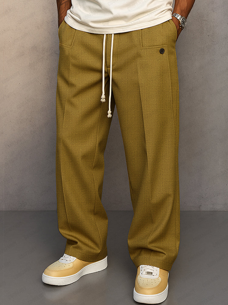 Comfortable Urban Style Drawstring Pants
