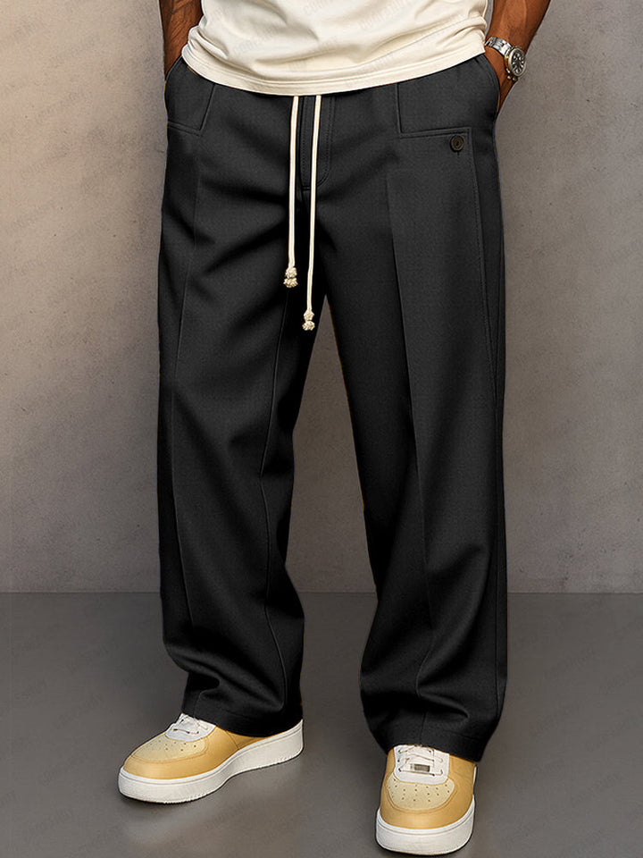 Comfortable Urban Style Drawstring Pants