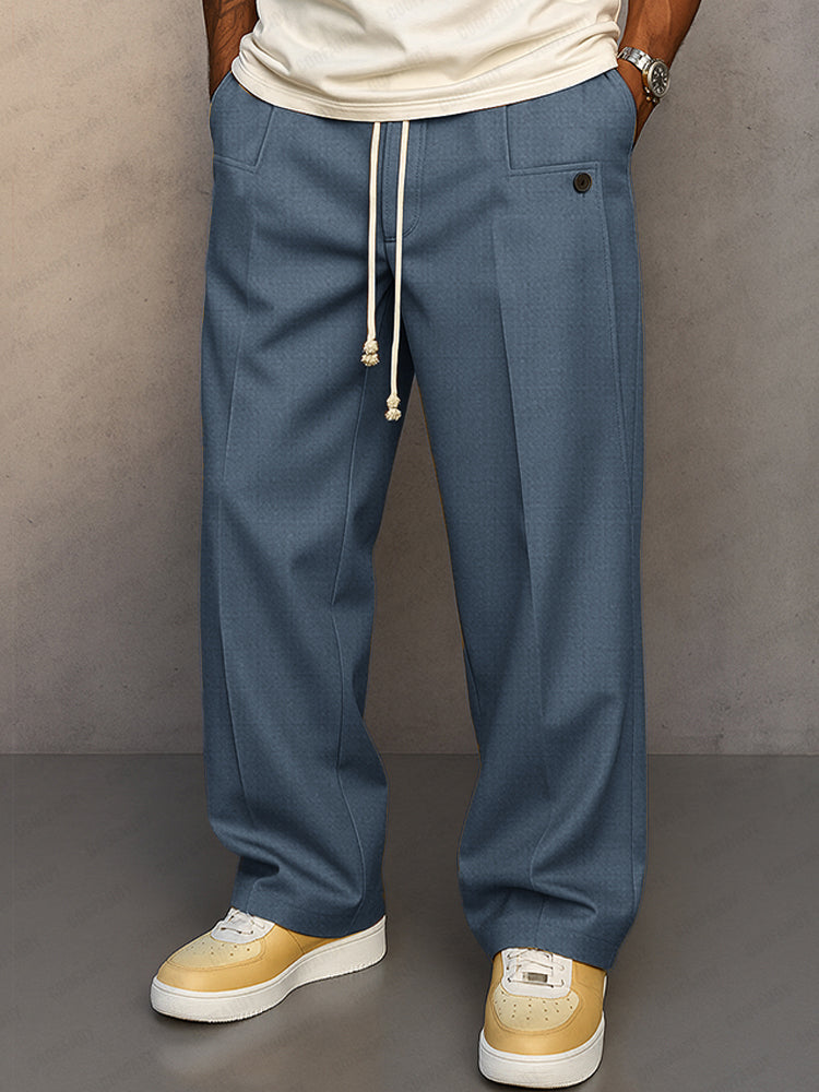 Comfortable Urban Style Drawstring Pants