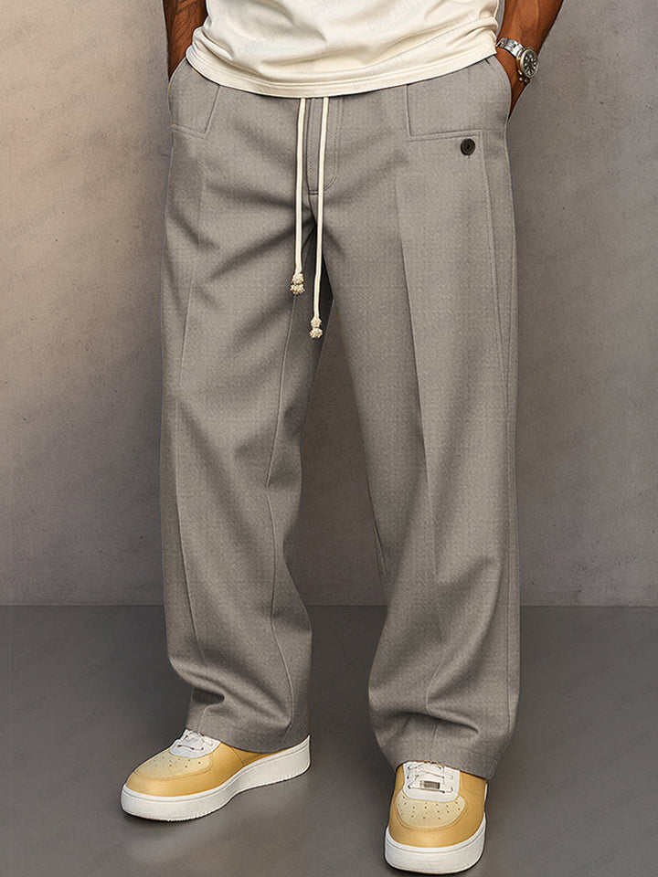 Comfortable Urban Style Drawstring Pants